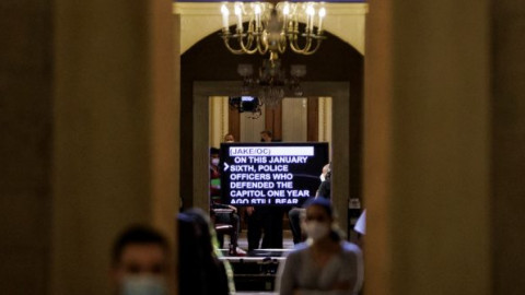 PHOTO: Scripted January 6 Committee Hearing Uses Teleprompter