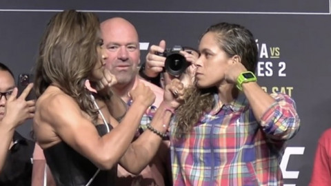 UFC 277: Julianna Peña vs. Amanda Nunes 2 Face-Offs Video