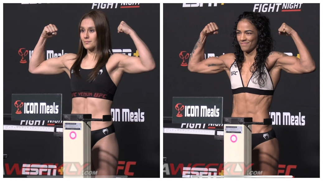 UFC Vegas 62 Weigh-In and Face-Off videos: Alexa Grasso vs Viviane Araujo