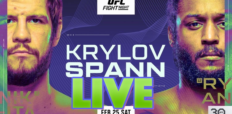 UFC Vegas 70 Live Results: Krylov vs. Spann