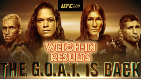UFC 289 Weigh-In Results and Live Video