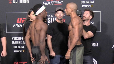 UFC Vegas 81: Yusuff vs Barboza Face-Offs Video