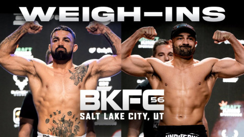 BKFC 56: Perry vs. Alvarez Weigh-in Video