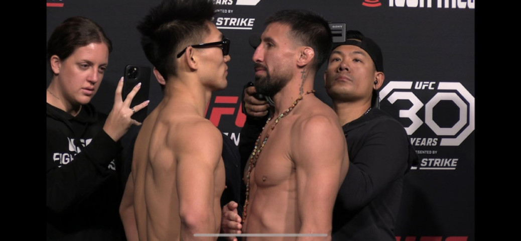UFC Fight Night 233 Face-Offs Video