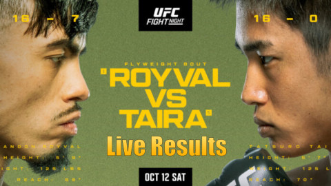 UFC Vegas 98 Live Results: Brandon Royval vs Tatsuro Taira