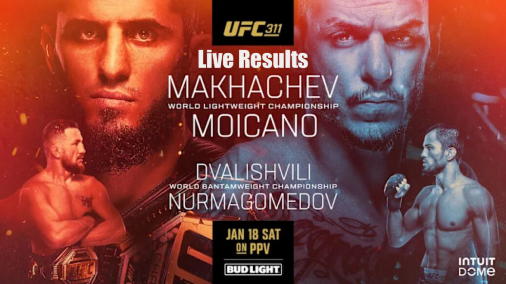 UFC 311: Makhachev vs. Moicano Live Results