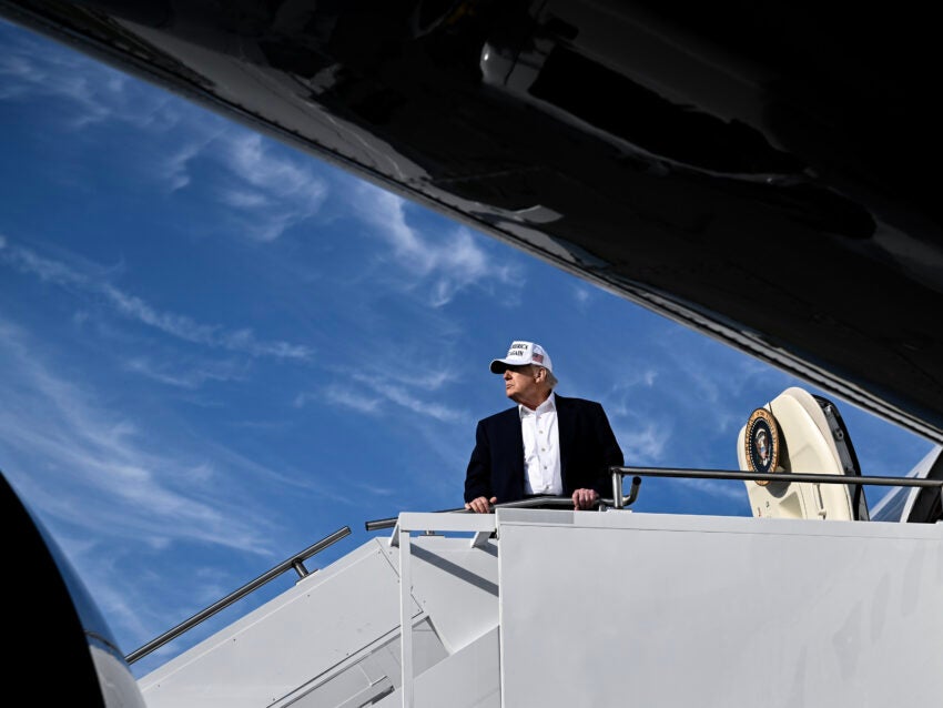 Trump suggests giving trade schools money taken from Harvard