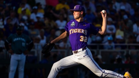 Kade Anderson delivers a masterpiece as LSU blanks Coastal Carolina to take Game 1