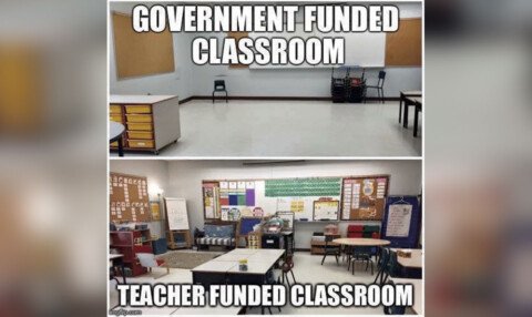 Teachers invest in classes and classrooms