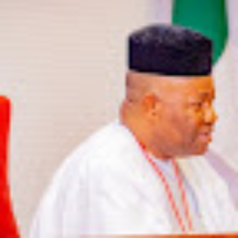 “Tinubu’s Burial Was Impressive” — Akpabio Declares While Honouring Buhari (VIDEO)