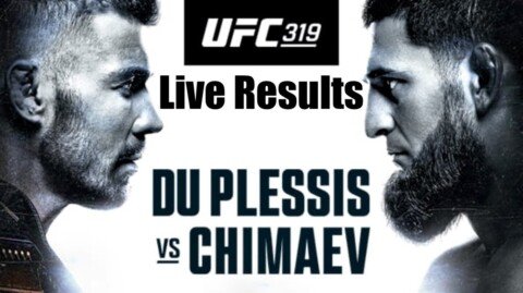 UFC 319: Du Plessis vs. Chimaev live results and analytics