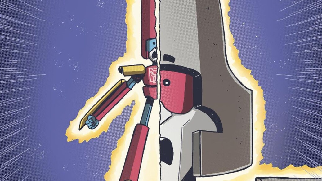 Decepticon leader Megatron becomes the Worst Bot Ever as he does a Freaky Friday mind-swap with Ballpoint, the Transformer who is literally just a pen