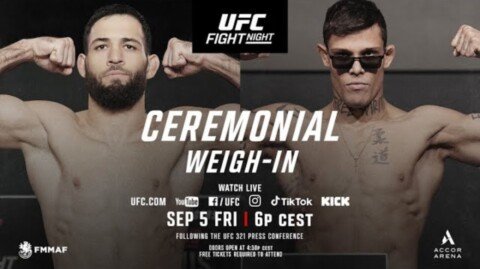 UFC Paris Ceremonial Weigh-In Video