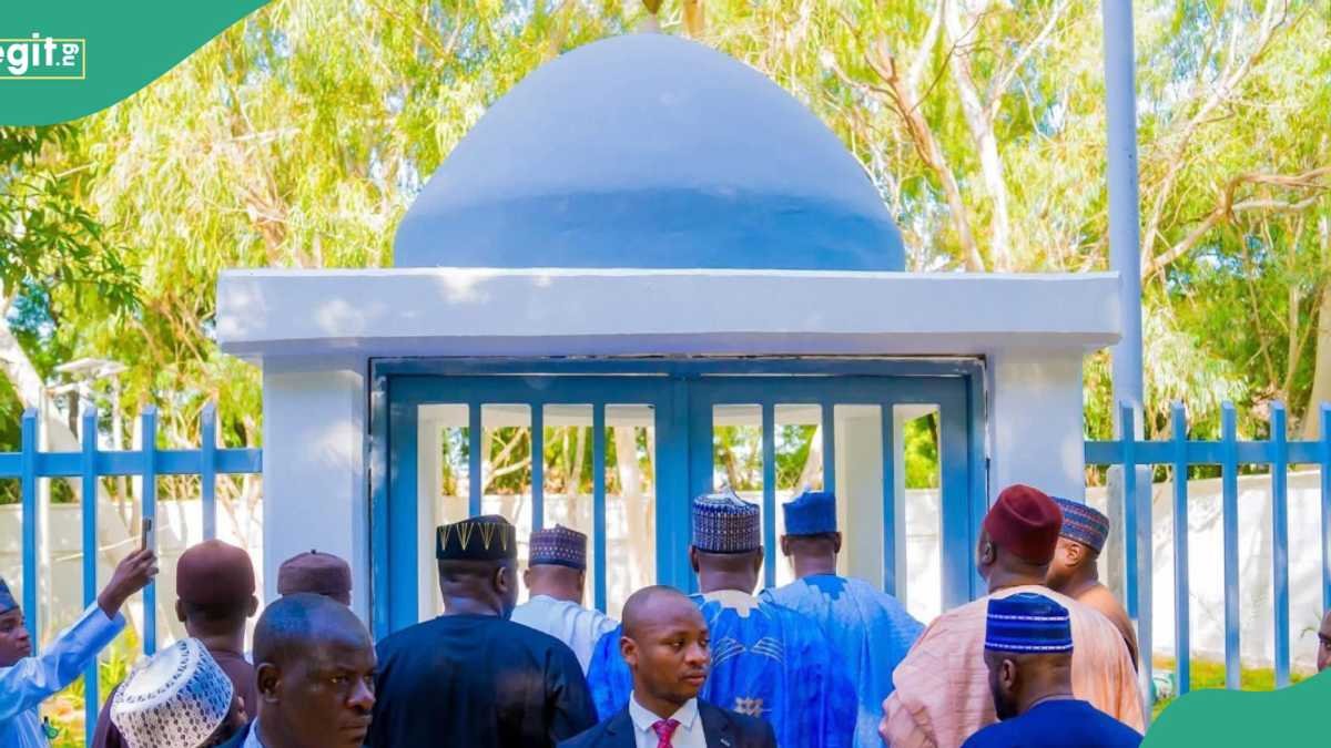 Nigerians react as photos show transformation of Buhari’s graveyard ...