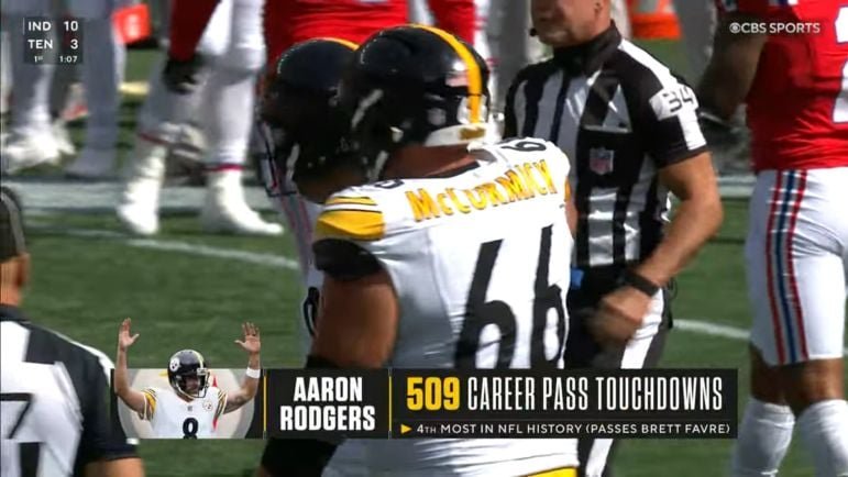 Aaron Rodgers Passes Brett Favre For Fourth All-Time In Touchdown Passes