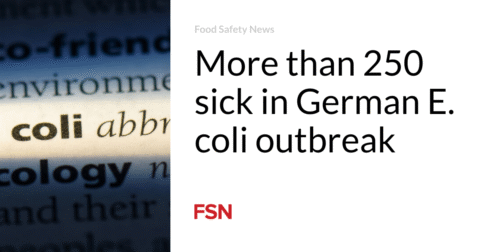More than 250 sick in German E. coli outbreak