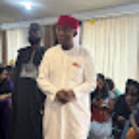 Senator Ned Nwoko Says Bad Things About Estranged Wife Regina At An Event.