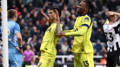 ‘Grow up’ – Tottenham players slammed by Troy Deeney for ’embarrassing’ gesture