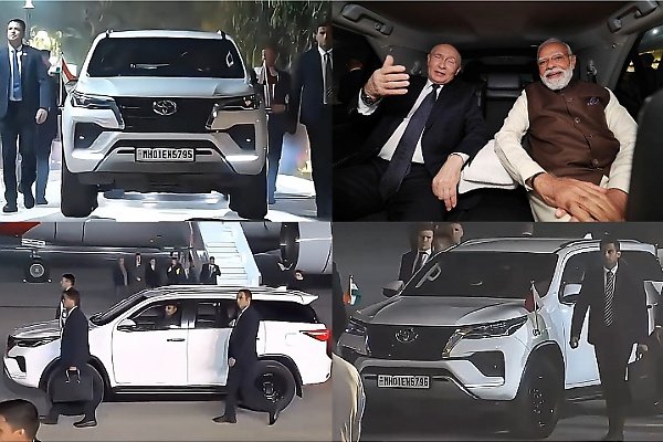 A Message To The West? PM Modi And Putin Rode In Indian-assembled Toyota Fortuna During Visit To India