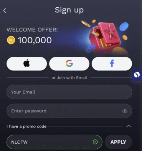 NoLimitCoins Casino Promo Code NLCFW (2025): Get 110,000 GC + 100 SC Free