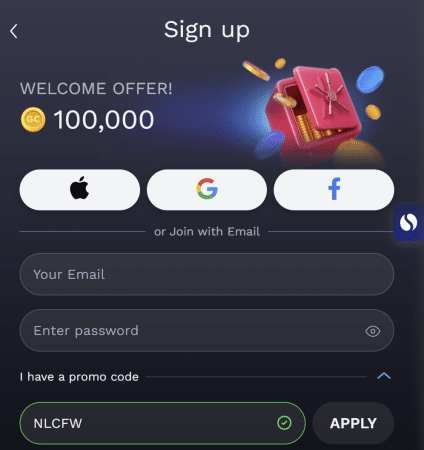 NoLimitCoins Casino Promo Code NLCFW (2025): Get 110,000 GC + 100 SC Free