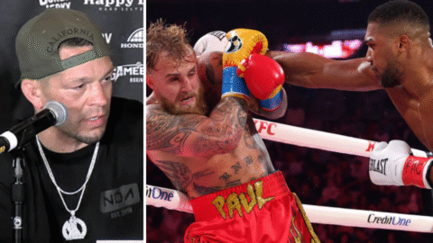 Nate Diaz mocks Jake Paul’s performance against Anthony Joshua