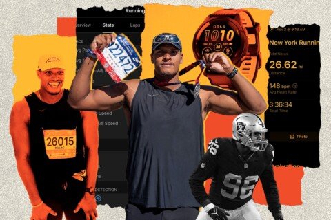 This Former NFL Player Ran 2 Major Marathons This Year. Here’s What He Learned From His Wearable Data.