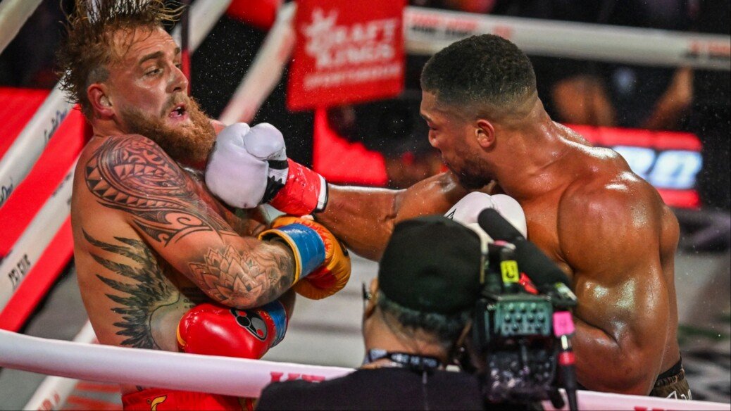 UFC star believes Jake Paul vs. Anthony Joshua was scripted after watching brutal KO finish