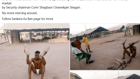 Suspected yam thief nabbed at Benue market