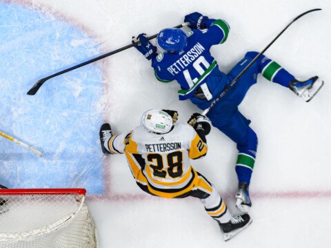 If Vancouver retains 25% of Elias Pettersson’s salary, he will be (very) expensive