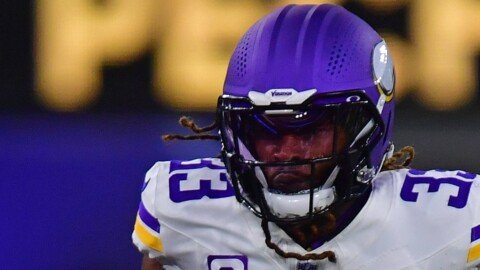 Aaron Jones Salutes for Exciting 2025