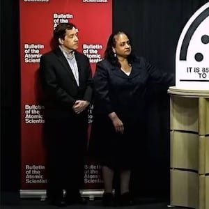 ‘Doomsday Clock’ moves closer to midnight, a year into Trump term