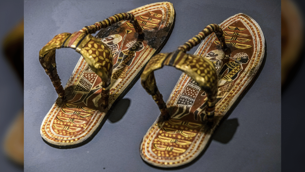 Sandals of Tutankhamun: 3,300-year-old footwear that let King Tut walk all over his enemies