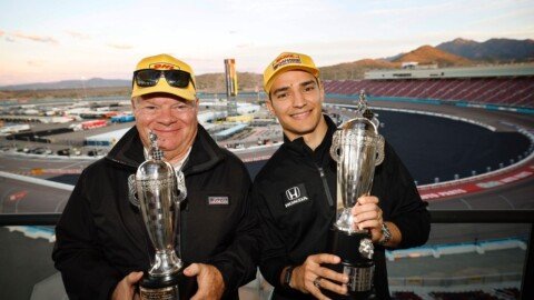Alex Palou, Chip Ganassi awarded Baby Borgs in emotional celebration