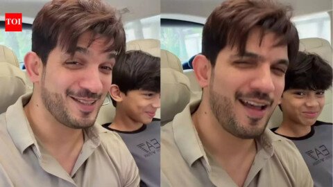 Arjun Bijlani shows how his son reacted when he asked him to lip-sync; fans react