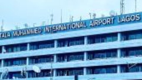 BREAKING: Fire Guts Murtala Muhammed International Airport Old Terminal In Lagos
