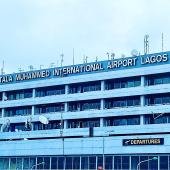 BREAKING: Fire Guts Murtala Muhammed International Airport Old Terminal In Lagos