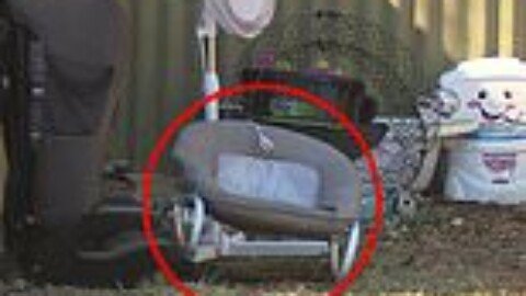 Nine-month-old baby is found dead in Elizabeth Downs home with piles of child-related junk including a potty out the front