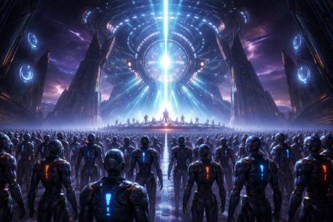 700 AI agents start a religion -fi MMORPG