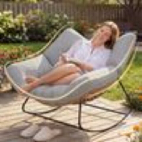 Debenhams spring sale slashes comfortable outdoor rocking chair by £200