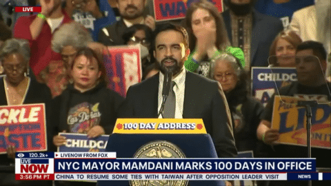 Zohran Mamdani during his 100 Day Address: “We will not be ashamed of using government to fight for the many, not simply the few. We will not be ashamed of… standing steadfast alongside our trans neighbours… investing in youth mental health clinics… o