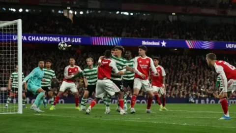 Arsenal Survive Tense Sporting Stalemate To Reach Champions League Semis