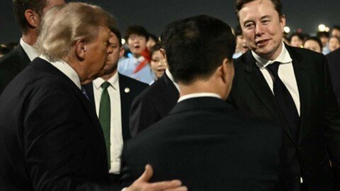 Trump Arrives in China With Entourage of Tech CEOs