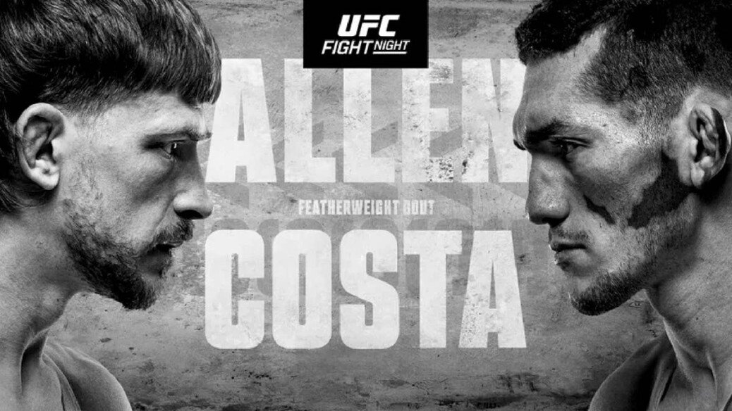 UFC Vegas 117: Allen vs. Costa live results