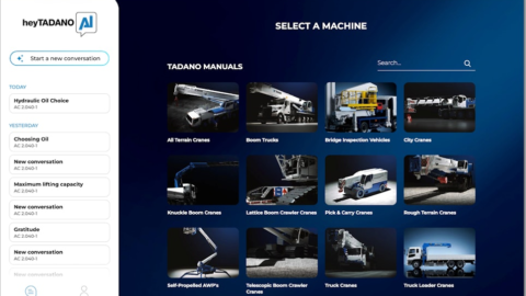 Tadano Adds In-Cab AI Voice Assistance to “heyTadano” App