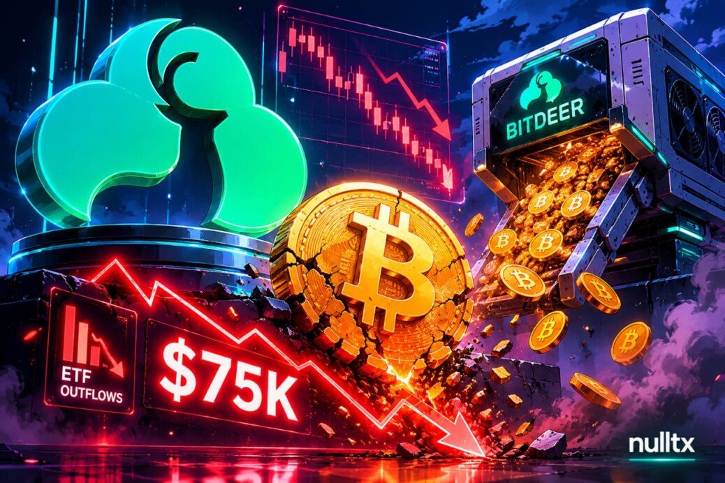 Bitdeer Sells 100% Of Weekly Bitcoin Output As ETF Outflows and Market Weakness Push BTC Below $75K