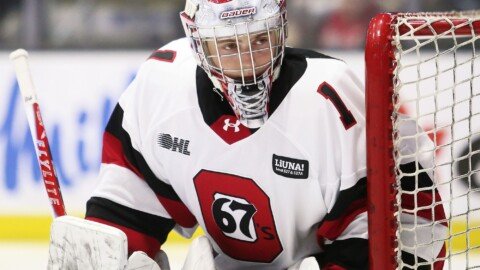 How did Ottawa 67’s goalie Ryder Fetterolf make history in what could be his last OHL season?