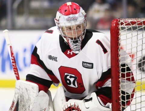 How did Ottawa 67’s goalie Ryder Fetterolf make history in what could be his last OHL season?
