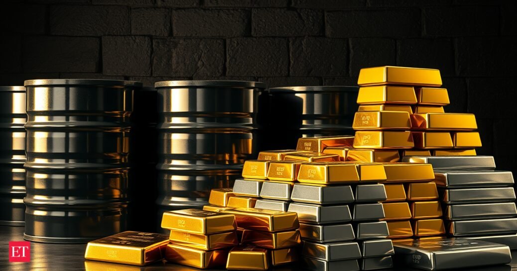 Why are oil prices down while gold and silver prices up today? Reasons behind crude oil fall, precious metals rally, analyst insights and market outlook