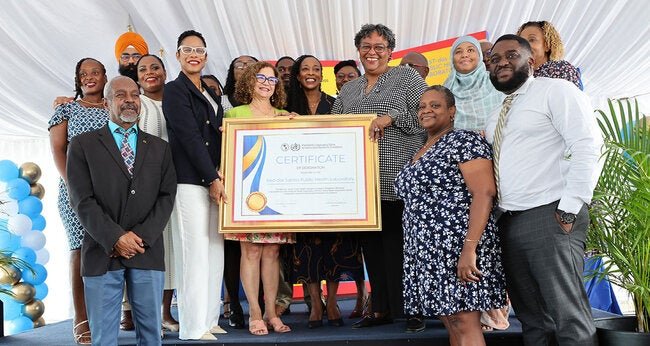 Barbados laboratory designated PAHO/WHO collaborating centre for antimicrobial resistance surveillance
